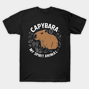 Capybara My Spirit Animal - Cute For Mens, Womens, Boys, Girls T-Shirt